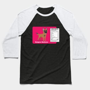 Belgian Malinois Dog Baseball T-Shirt